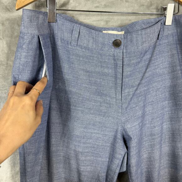 Talbots Plus Ankle Pants Plus Tapered 14W Blue‎ - Picture 4 of 9